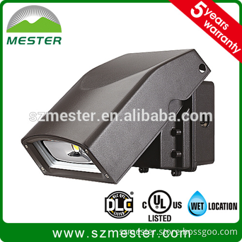 DLC UL CUL 120-277V Photocell Slim 30 Watt LED Slim Cutoff Wallpack 4000K